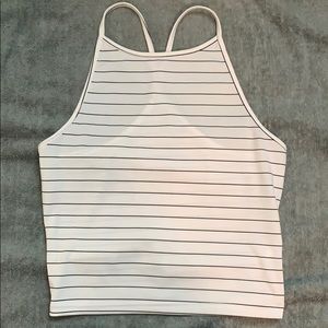 striped halter top